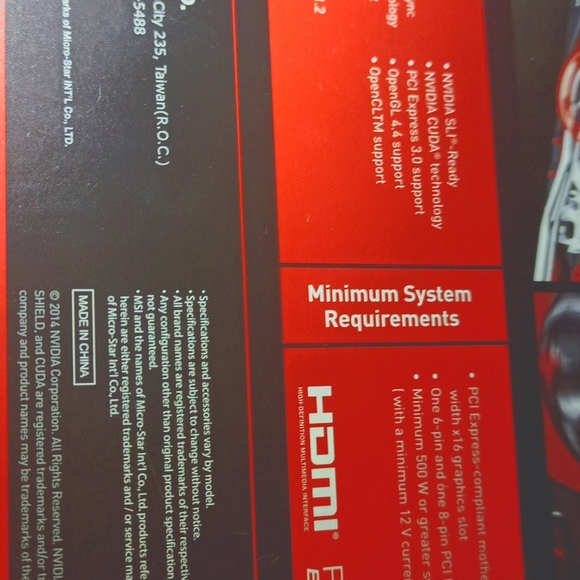 GeForce GTX 970 GAMING 4G, MSI GAMING GRAPHICS-CARD: NEW W/BOX& CLEAN4-SLI-SLOTS - Picture 12 of 12